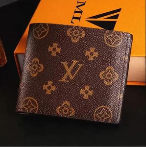 Portefeuilles Designers Paris style écossais haut de gamme portefeuille pour hommes porte-carte de crédit porte-monnaie pour hommes portefeuilles porte-monnaie