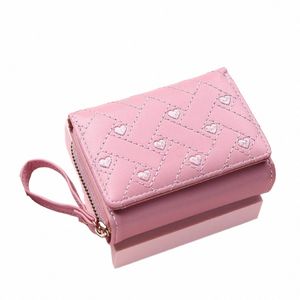portefeuilles voor vrouwen kawaii schattige portemonnee luxe ontwerper dame portemonnee roze portemonnee dames portemonnee kleine vrouwen lederen munt portemonnee 63r2#