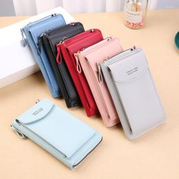 Portefeuilles pour femmes de luxe concepteur 2022 Forever Baellerry portefeuille vertical bandoulière téléphone portable fermeture éclair pochette