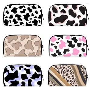 Wallets Funny Cow Print Purse Credit ID Key Card Holder Wallet Cartoon Pattern Money Bag Women Opslaggeschenk