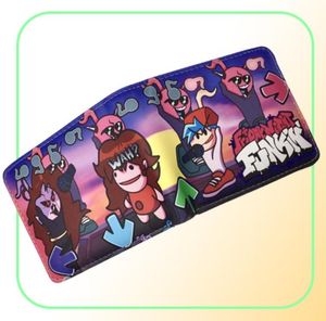 Wallets Game Friday Night Funkin FNF Wallet Pu Short Purse Whit Coin Pocket Holder for Young Boys Girls6207253