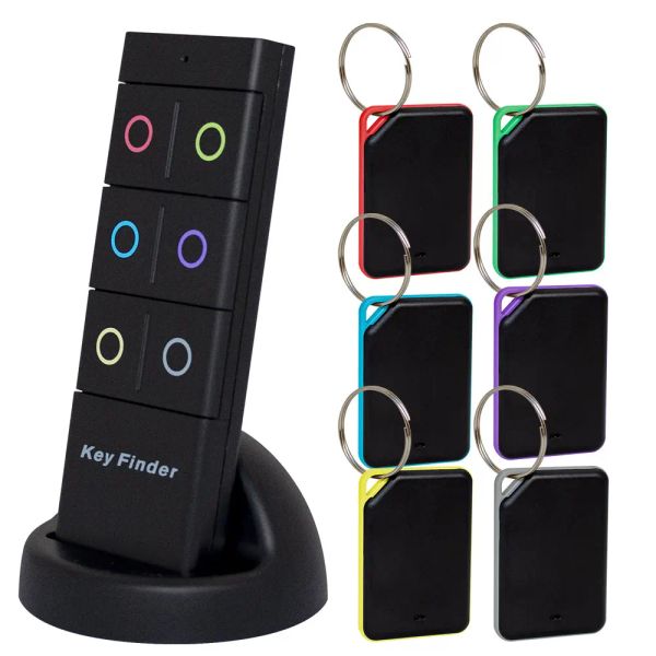 Billeteras Jingle Bells Localista inalámbrico Localizador de la billetera de mascotas Tracker de control remoto 1 transmisor de RF y 6 receptor