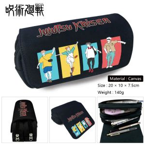 Portefeuilles Jujutsu kaisen yuji itadori sacs stylos à double fermeture à glissière