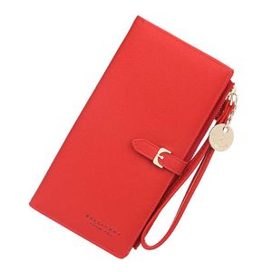 Portefeuilles Longs Portefeuille Femme Téléphone Portable Porte-Monnaie Pendentif Porte-Monnaie Titulaire De La Carte Portefeuilles En Cuir Bracelet Embrayage Sac D'argent Rouge Portefeuille G230327