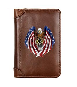 Portefeuilles luxury authentique cuir masculin portefeuille américain mason poche slim card support masculin bourses courts cadeaux de haute qualité2802551