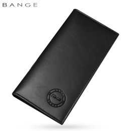 Portefeuilles marca bange carteras larges para hombres bolsa monedero embrague de lujo clip de dinero monedas bolsillo de gran capacidad de so so