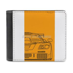 Portefeuilles McLaren F1 LM portefeuille masculin en cuir portefeuille portefeuille de portefeuille portefeuille mâle roue automobre riz race carrière piste de course f1 engin