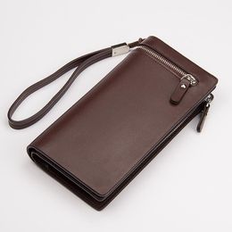 Portafogli Portafoglio da lavoro lungo da uomo Pochette multifunzionale Portacarte Bit More Borsetta con cerniera Portamonete da donna