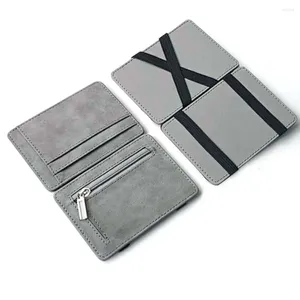 Portefeuilles Mini Multi Slot Coin Pocket Business Card Cover Purse Slim Portefeuille ID Titulaire Magique Money Clip Hommes