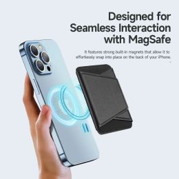Portefeuilles nouveaux portefeuilles Magsafe compatibles avec iPhone 14 13 12 Pro Mag Secure Secure Credit Card Holder en cuir Carte magnétique Portefeuille