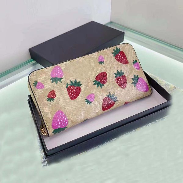 portefeuilles New Style Luxury Women's Long mico Wallet Womens Card Holder Coin Pouch Leather Designers C Purse Credit Handbag Original Box 230221