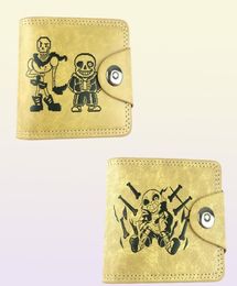 Wallets PU BiFold Hidden Descuento Game de billetera Undertale Men039s Cuero nota Compartimento monedas Po S Portes 8708792