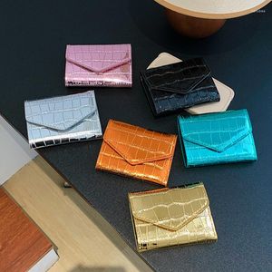 Carteras Simple Lady Purse Women Card Wallet 2023 Pu Leather Bolsos pequeños para mujer Venta de alta calidad