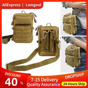 Portefeuilles tactische zak holster militaire molle heup taille EDC tas portemonnee portemonnee telefoonhoesje camping wandelzakken jachtpakket borsttassen hot