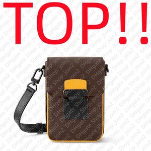 Portemonnees TOP.M82535 S-LOCK VERTICALE DRAAGBARE PORTEFEUILLE Designer Handtas Portemonnee Hobo Tote Satchel Crossbody Cross Body Smartphone Tas