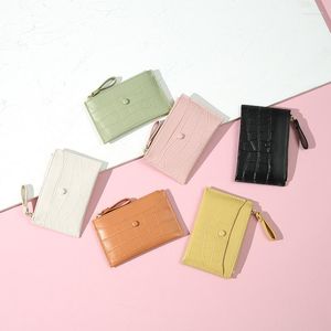 Portefeuilles Ultradun voor dames Luxe designer portemonnee Mode portemonnees Effen schattig klein PU meisje clutch portemonnee