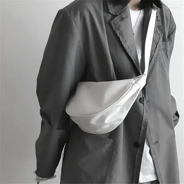 Billeteras femeninas de hombro láser impermeable gran capacidad insensible para combinar a los estudiantes moda minimalista cruzado rosa azul blanco