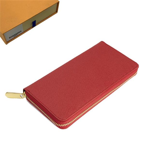 Portefeuilles Portefeuille pour femme Porte-monnaie Zippy Wallet Lady Long Wallets Fold Card Holder Passport Holder Women Folded Purses key Pouch 43 272U