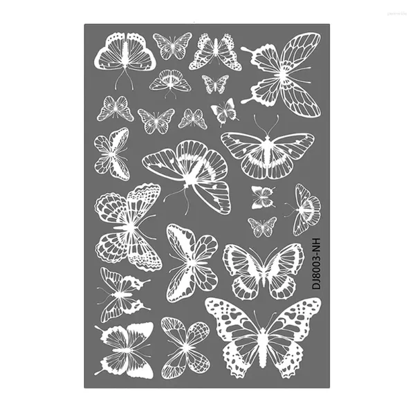 Fondos de pantalla 1 Conjunto Ventana Estática Clings Decorativos No Adhesivo Cling Glass Mariposa Pegatinas