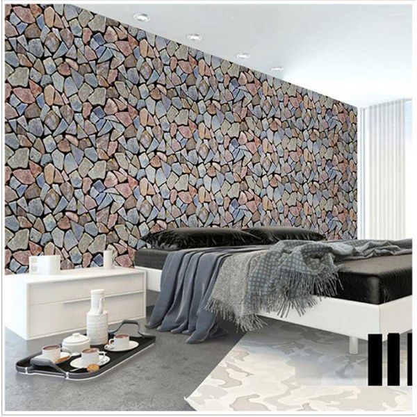 Papel tapiz de grano de madera impermeable de 10M para dormitorio, cocina, pegatinas de piedra de ladrillo, papel de pared, decoración de muebles autoadhesiva rústica