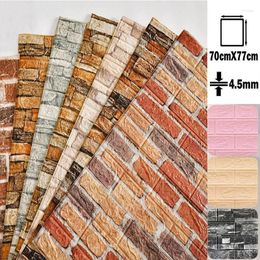 Wallpapers 10 stcs 3d muur sticker zelfklevend paneel woonkamer achtergrond baksteen waterdichte muurschildering slaapkamer diy decoratief 70 77