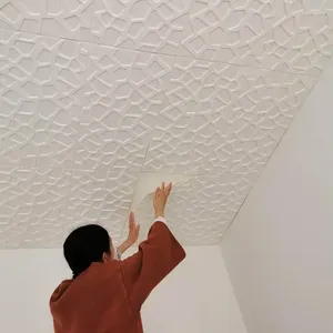 Wallpapers 3D Faux Brick Wall Stickers Diy Decoratief Zelfklevend Waterdicht Behang Kinderkamer Slaapkamer Keuken Home Decor
