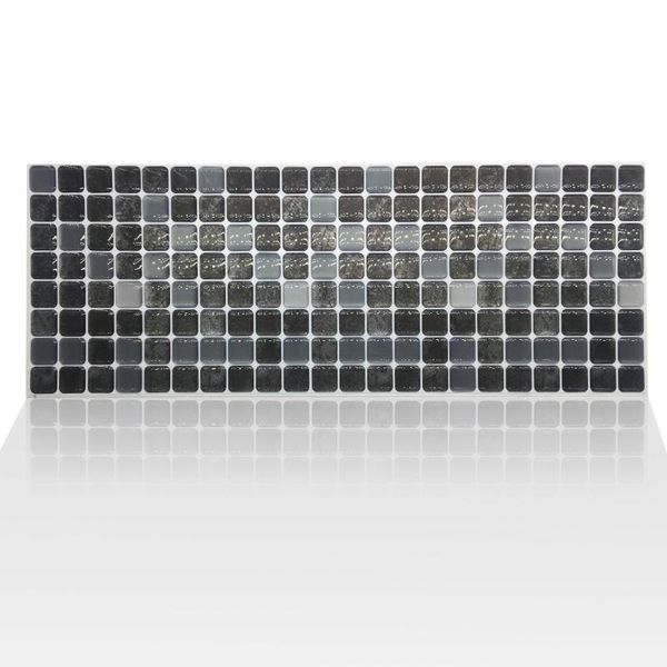 Обои 3D чернила черная мозаика самоклеящаяся плитка фартук стикер на стену эпоксидная смола ванная комната кухня дом маслостойкий водонепроницаемый декор