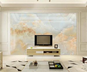 Fonds d'écran 3D marbre papier peint mural pour salon chambre paysage toile pierre papiers art peinture maison contact
