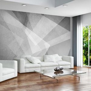 Wallpapers 3d Noordse tv -achtergrond muur muurschildering moderne eenvoudige abstract zwart en wit geometrisch woonkamer behang de parede waterdicht