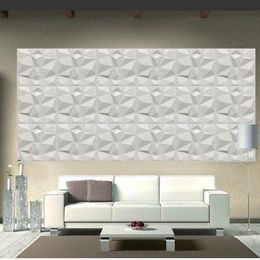 Wallpapers 3D Wandpaneel Stickers Zelfklevende Sticker Reliëf Kunst Keramische Tegel Schil en Plak voor Huisdecoratie
