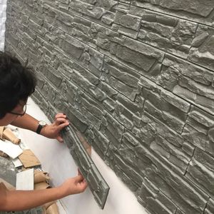 3D Wall Panels - Self-adhesive Brick Stone Wallpaper for Living Room & Kids Bedroom Decor