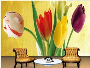 Fonds d'écran 3D Fleur d'écran Fleur Décoration murale de tulip