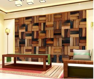 Fonds d'écran 3D Fond d'écran décor mural PO Backdrop Art Art Wood Living Room Painting