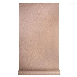 Fonds d'écran American Vintage Big Flower Papiers muraux bronzing Home Decor Salon Chambre exotique Fond d'écran ethnique Roll Mural Papel Pintado