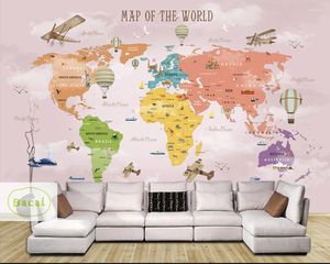 Wallpapers Bacal Custom 5D Wallpaper Cartoon Tv Achtergrond Muur Woonkamer Slaapkamer Kinderen 3d Muurschilderingen