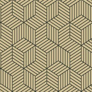 Wallpapers Black And Beige Geometry Stripped Hexagon Peel Stick Wallpaper Stripes Self Adhesive For Bedroom Wall DecorWallpapers WallpapersW