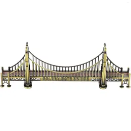 Fonds d'écran pont modèle porte doré bâtiment Statue bureau architectural américain métal ornement San Francisco décor jouet artisanat alliage
