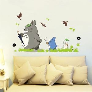 Fondos de pantalla Cartoon Anime Juegos 3D Tema Palabra de pared Totoro Wall Stiger 9 Style y 2 tamaños Póster Niños Decoración del hogar para el hogar para adultos 230505