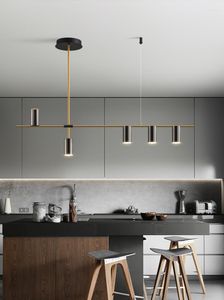 Wallpapers kroonluchter moderne minimalistische creatieve creatieve driekanische Noordse tafellamp woonkamer lange eetkamer luxe bar