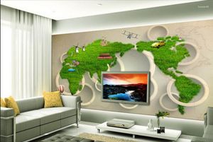 Fonds d'écran CJSIR Personnalisé Po Papier Peint Mural Sticker Mural TV Fond Papel De Parede Pour Les Murs 3 D