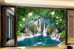 Wallpapers cjsir Custom Wallpaper Fantasy Forest Cartoon Kinderkamer Achtergrond Muur Home Decor Living Slaapkamer TV 3D