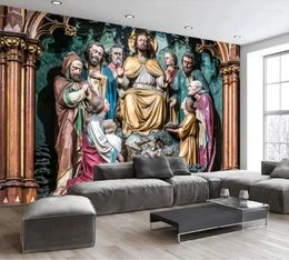 Wallpapers Custom European Style Mural Po Wallpaper for Walls 3 D Church 2024