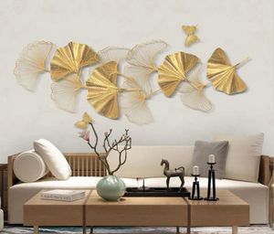 Wallpapers aangepaste lijn ginkgo biloba muurschildering wallpaper olieverfschilderij woonkamer tv achtergrond muurpapier woning decor stickers