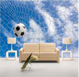 Wallpapers op maat moderne 3D grote muurschildering sport voetbal TV slaapkamer bank kinderkamer achtergrond muur behang