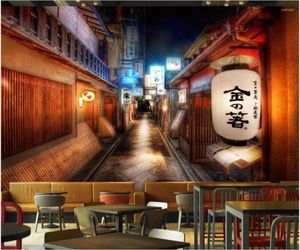 Wallpapers Custom Mural 3d Po Wallpaper Vintage Street Japans restaurant Sushi Home Decor Wall Murals