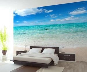 Wallpapers Custom Po Wallpaper Large 3d Sofa TV Background Mural Wall Seaside landschap