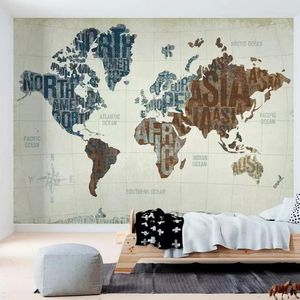 Fondos de pantalla Pared personalizada Abstracto Inglés Alfabeto Mural Papel tapiz Sala de estar Dormitorio Decoración para el hogar Impermeable 3D Papel de parede