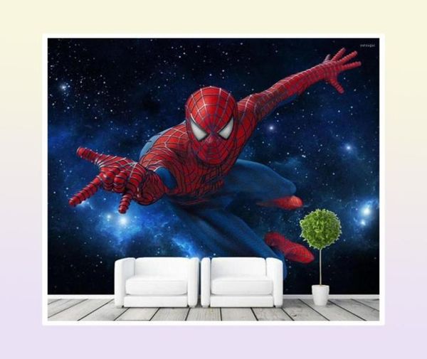 Fonds d'écran Papier peint personnalisé 3D créatif dessin animé thème mural enfants chambre maternelle garçons chambre décoration affiche mur 9237460