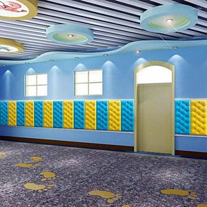 Wallpapers diy schuim bakstenen muurpapier zelfklevende 3D stickers waterdichte tv achtergrond decor marmer behang kleurrijk