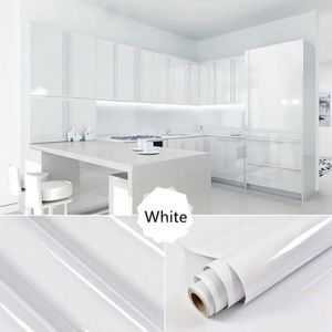 Wallpapers diy keuken witte verf muur sticker oliebestendige waterdichte zelfklevende decoratieve filmkast fornuis hoge temperatuur wallpaper